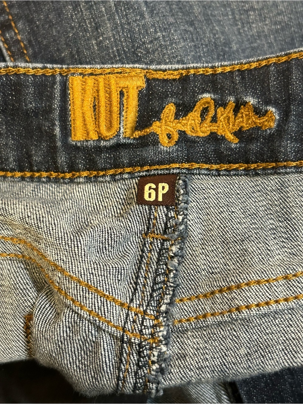 KUT from the Kloth button-front denim mini skirt. - Picture 8 of 13